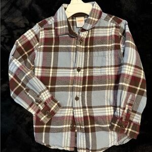 🌷 5 for $10 🌟ships free over $25 3T fleece button down shirt